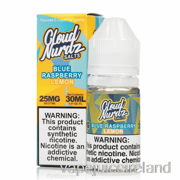 Vape Flavours Blue Raspberry Lemon - Cloud Nurdz Salts - 30mL 25mg